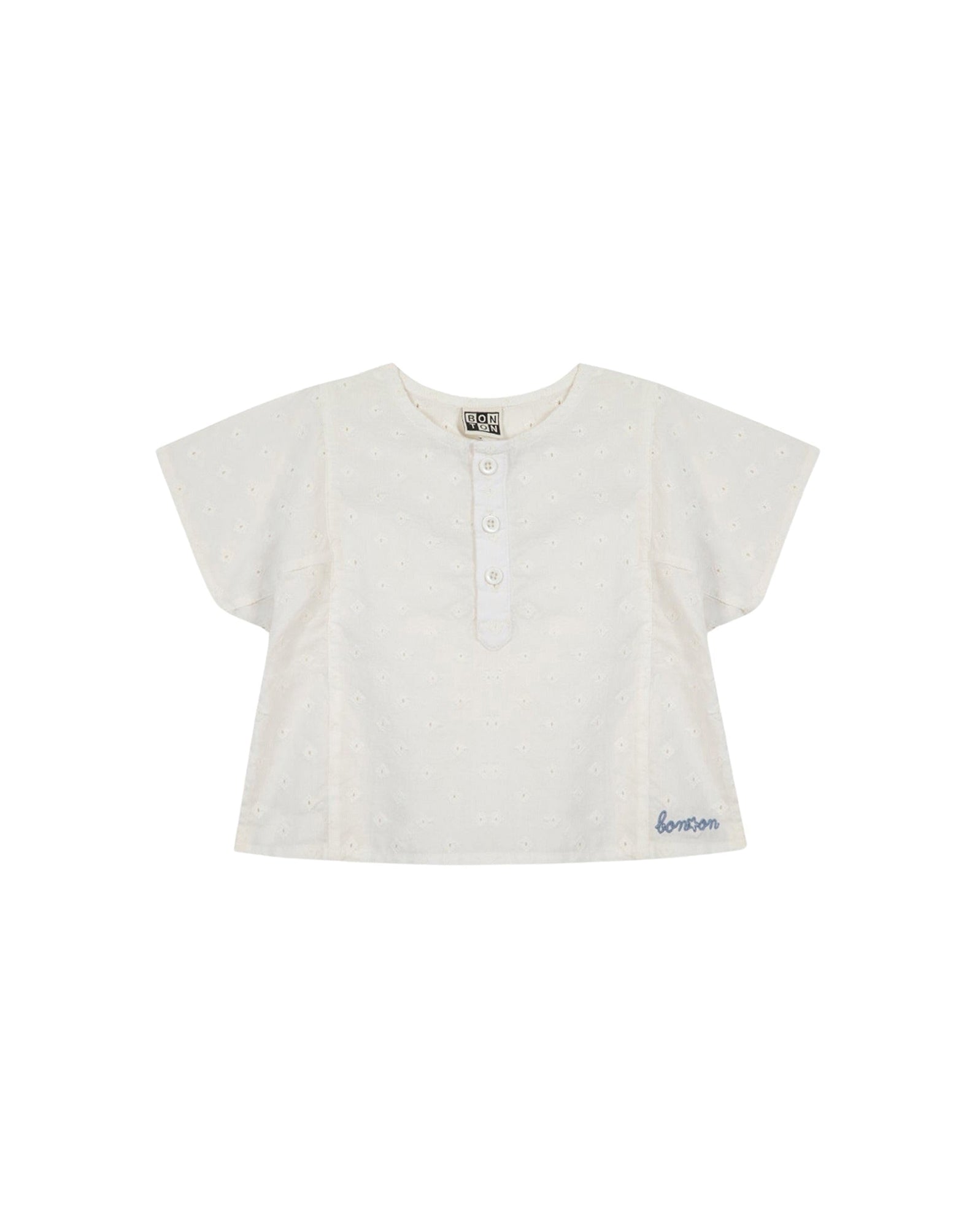 Blouse Kurta Bébé - Blanc Paloma