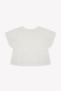 Blouse Kurta Bébé - Blanc Paloma
