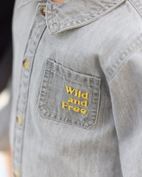 Pan cotton shirt - Grey chambray