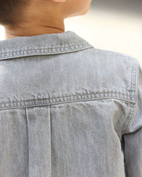 Pan cotton shirt - Grey chambray