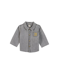 Pan cotton shirt - Grey chambray