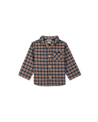 Carreau Gris Orange // Chemise Pan