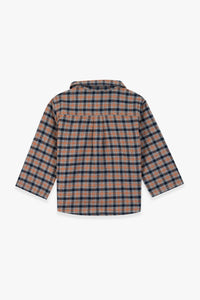 Chemise Pan - Carreau Gris Orange