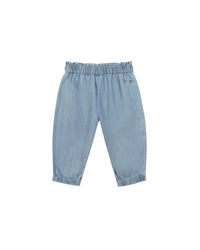 Pantalon Biscot - Chambray Bleu