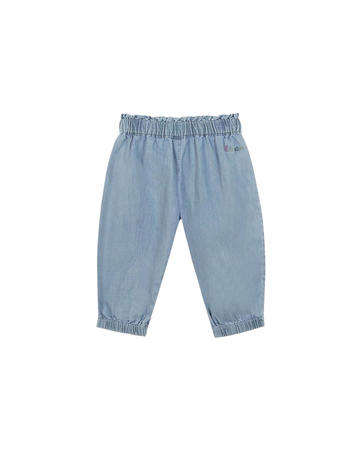 Biscot cotton trousers - Blue chambray