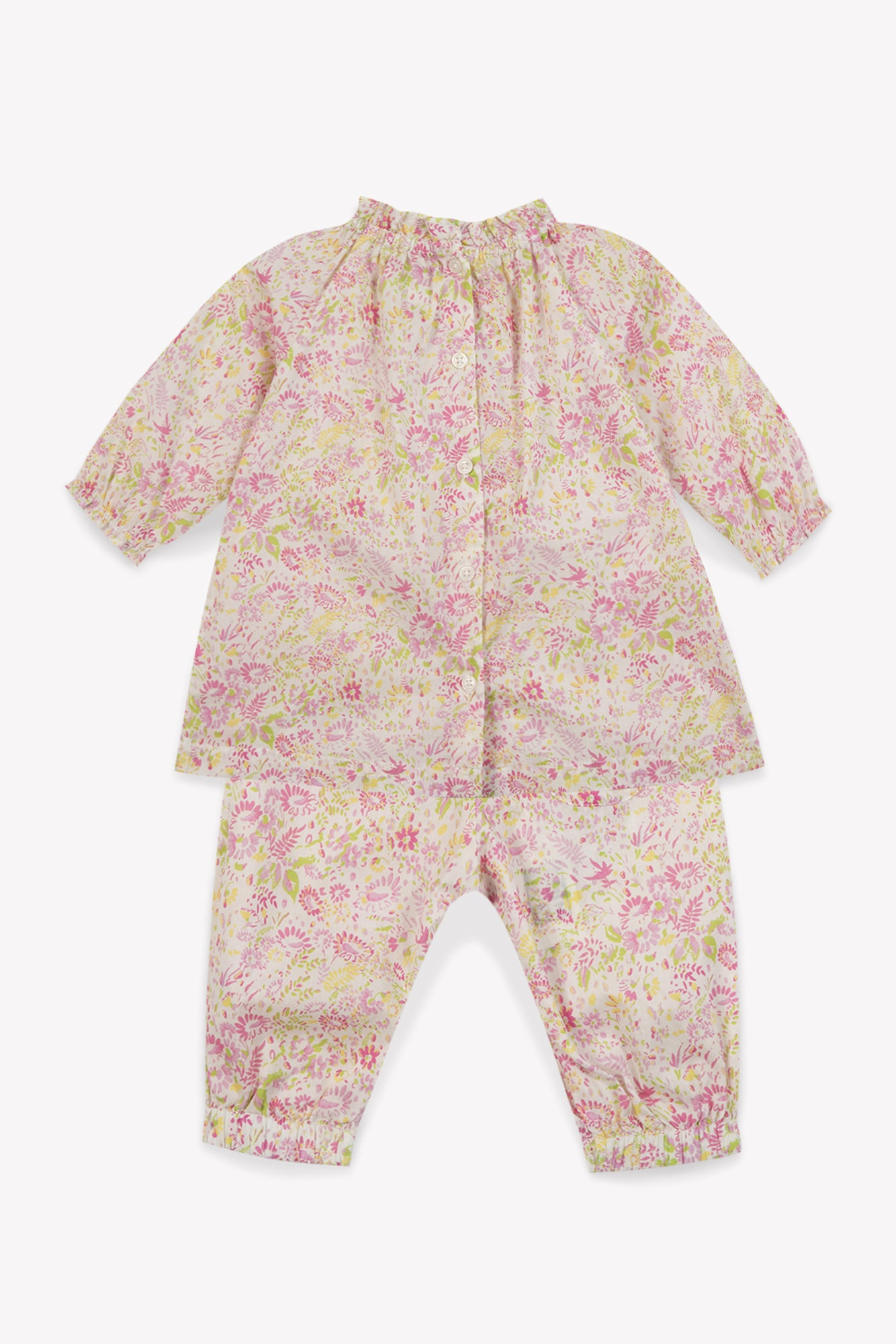 Pantalon Biscot - Jolies Fleurs