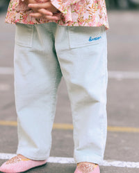 Darius cotton trousers - Pale Aqua