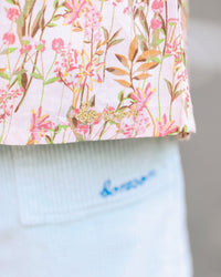 Darius cotton trousers - Pale Aqua