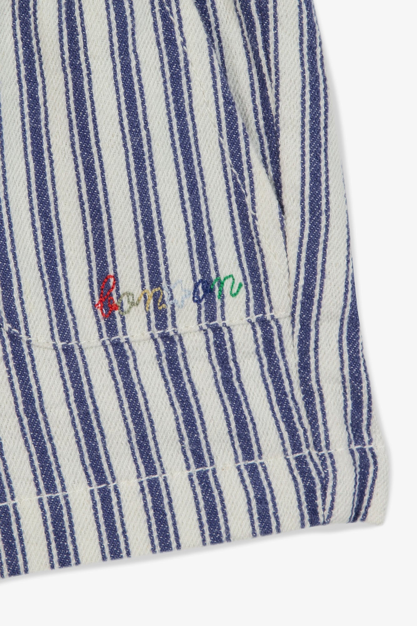 Ramb Baby Shorts - Virgil Blue Stripe