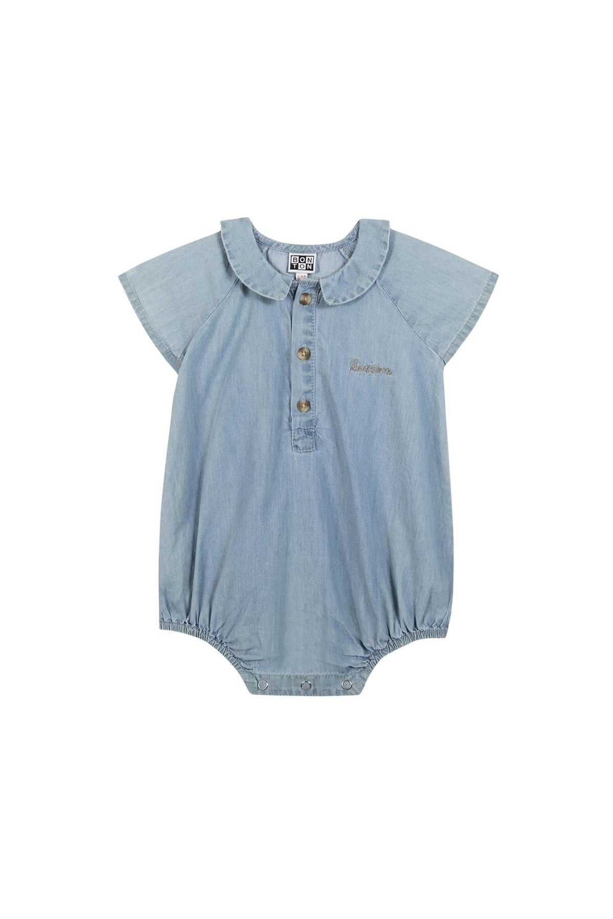 Chambray Bleu // Barboteuse Inca
