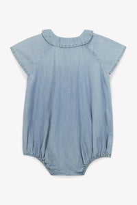 Barboteuse Inca - Chambray Bleu