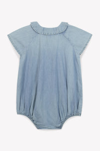 Chambray Bleu // Barboteuse Inca