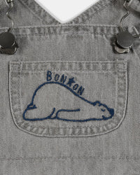 Salopette Icare en coton - Chambray Gris