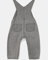 Salopette Icare en coton - Chambray Gris