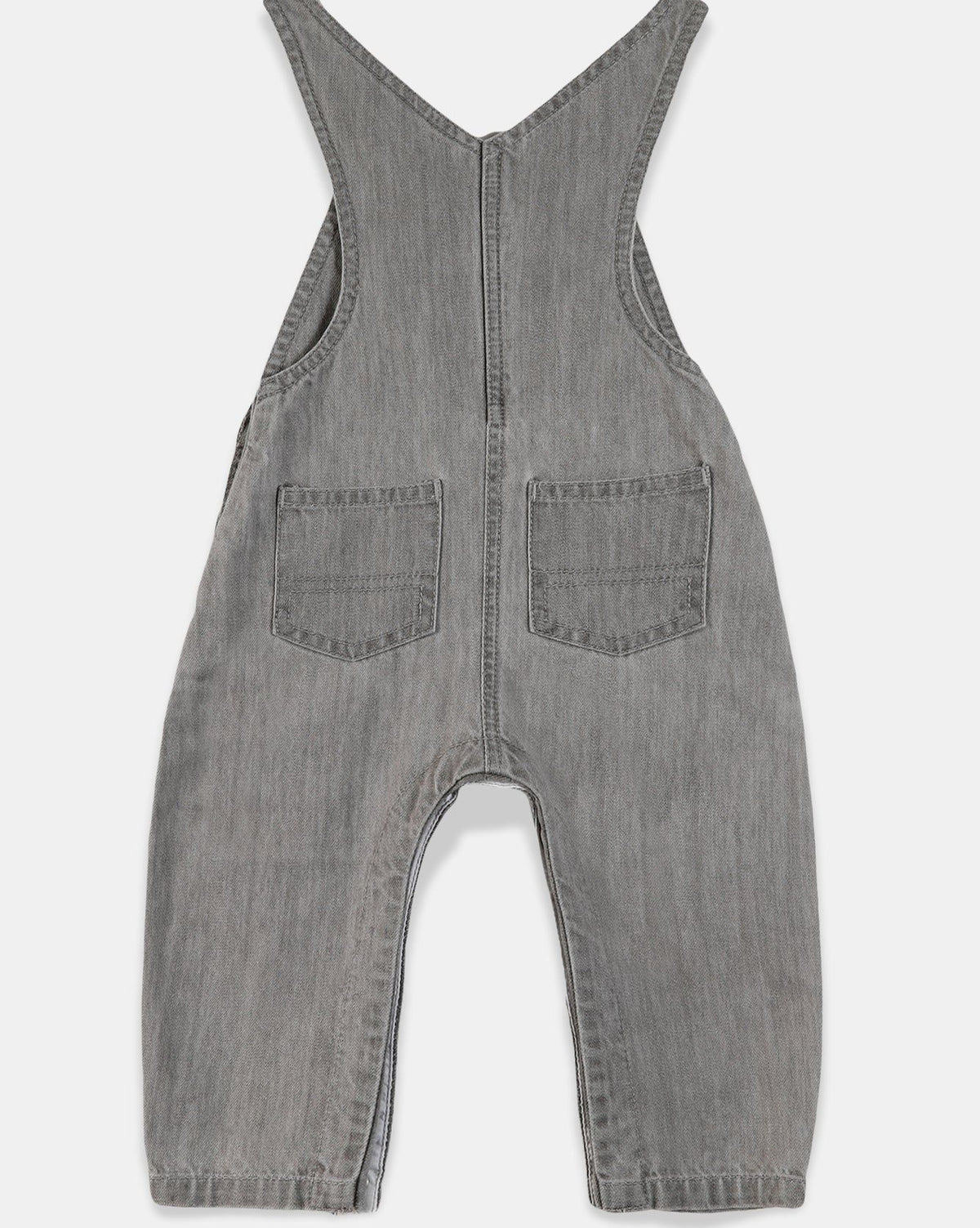 Salopette Icare en coton - Chambray Gris