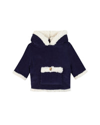 NAVY BONTON // Manteau Camion