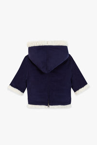 NAVY BONTON // Manteau Camion