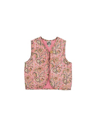 Gilet Beti - Blockprint Rose