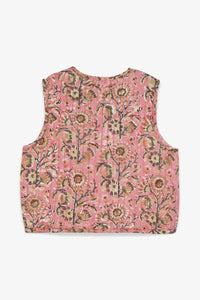 Gilet Beti - Blockprint Rose