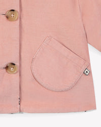 Cotton Boubou coat - Bonton Pink