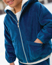 Goupilb cotton coat - Malibleu blue