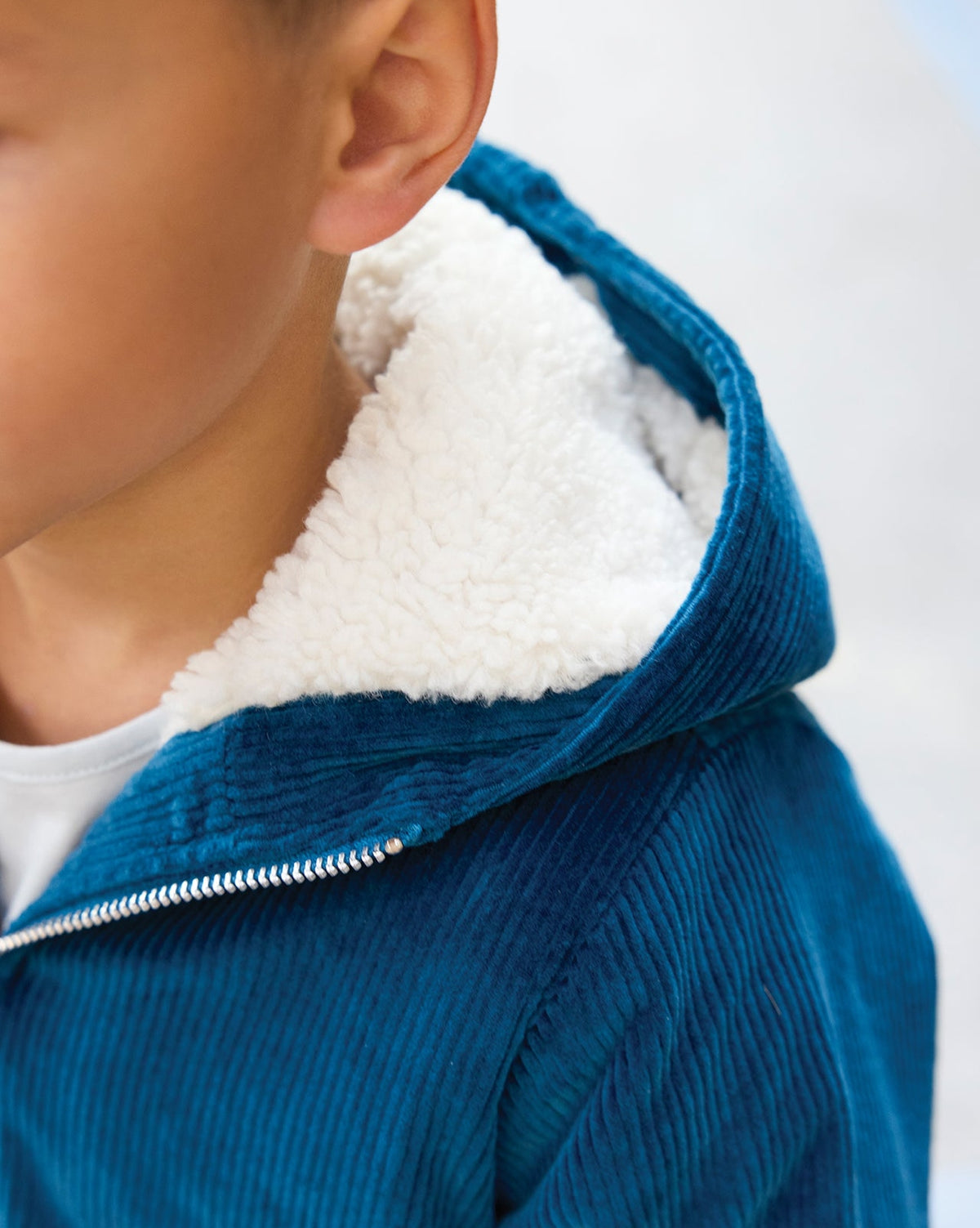 Goupilb cotton coat - Malibleu blue