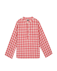 Edgar cotton tunic - Red Check