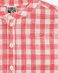 Edgar cotton tunic - Red Check