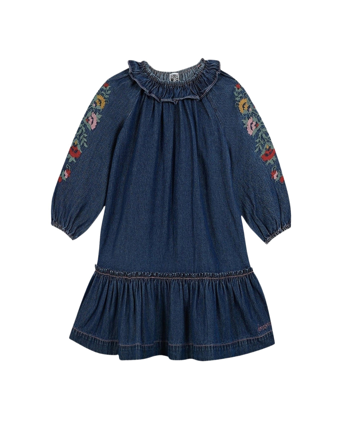Robe Daria en coton - Chambray Foncé