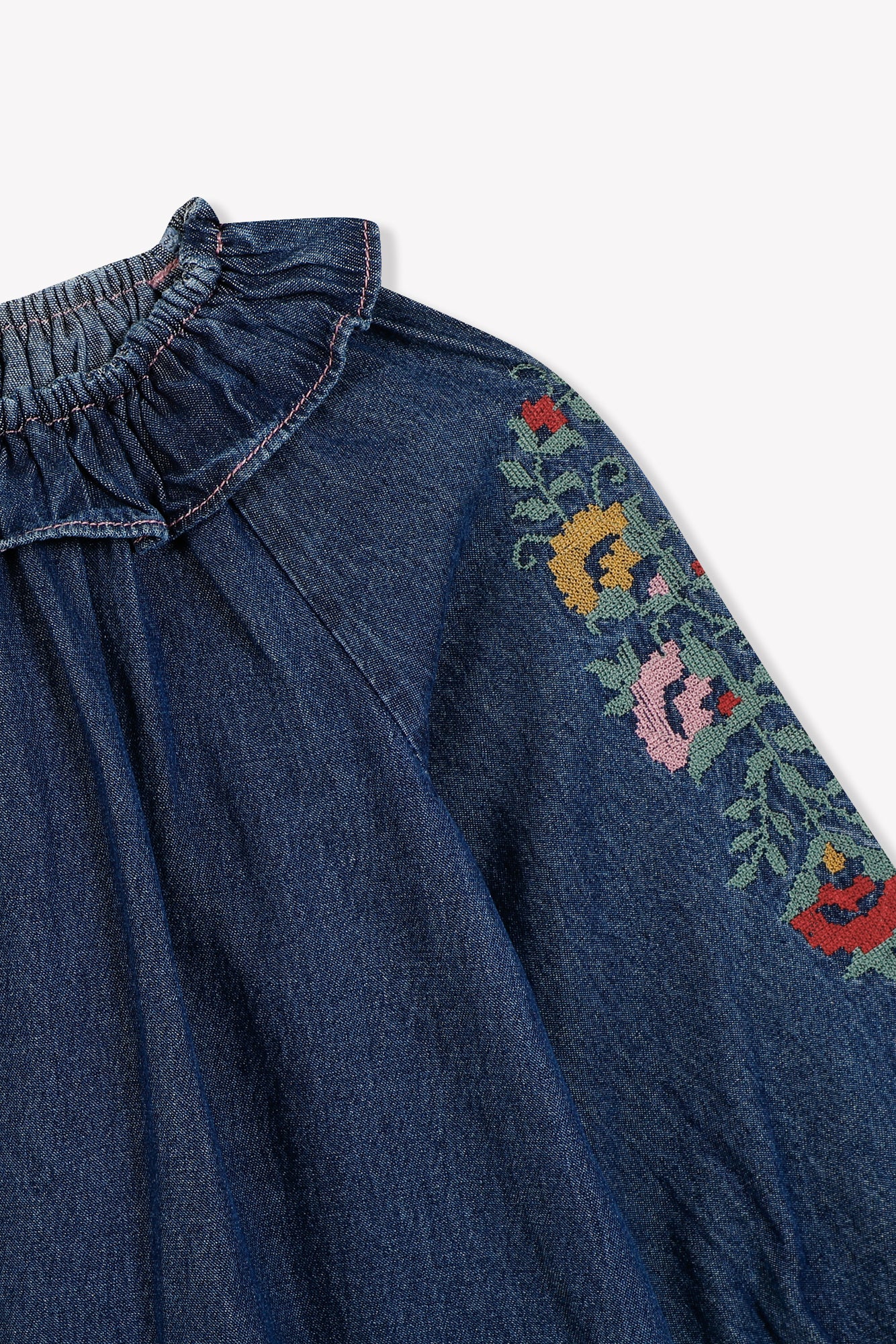 Robe Daria - Chambray Foncé