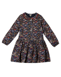 Robe Frida en coton - October Flower