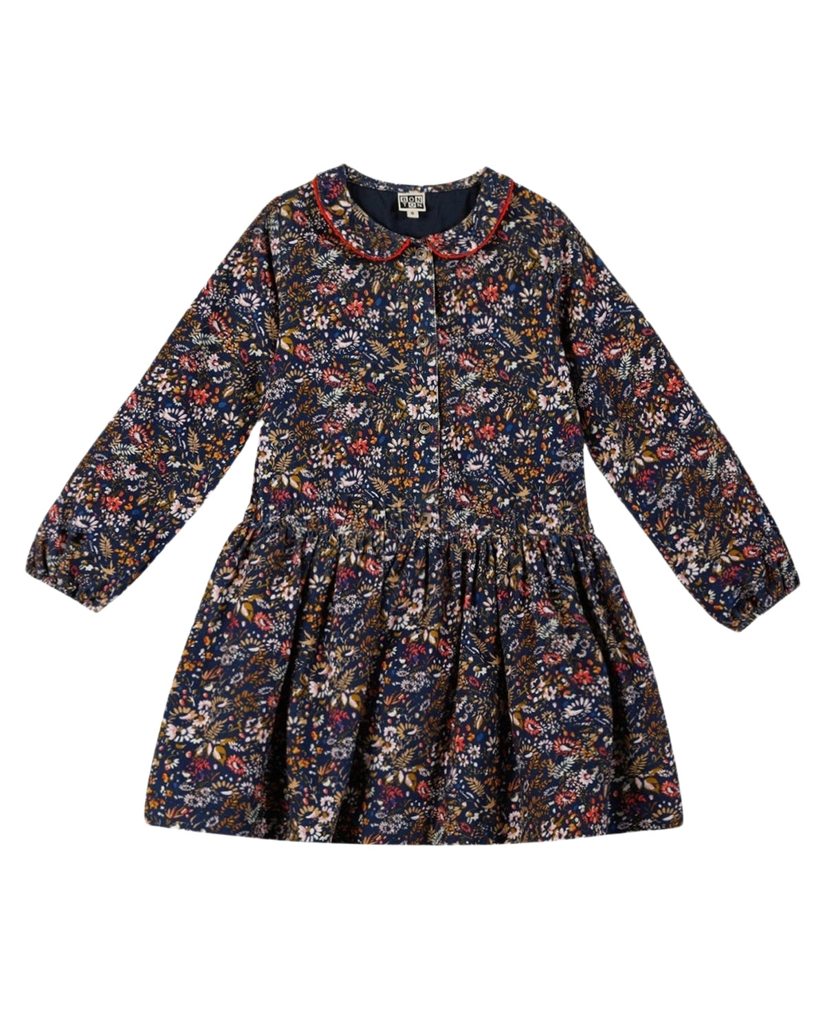 Robe Frida en coton - October Flower