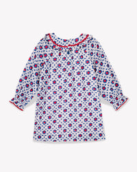 Robe Heidi en coton - Imprimé Faïence