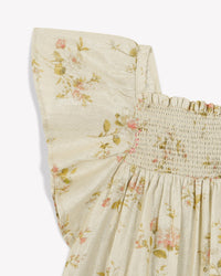 Robe Reveuse en coton - Print Rose Ancienne