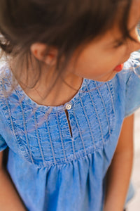 Charlotte blouse - Chambray Bleu