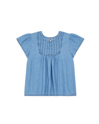 Charlotte blouse - Chambray Bleu