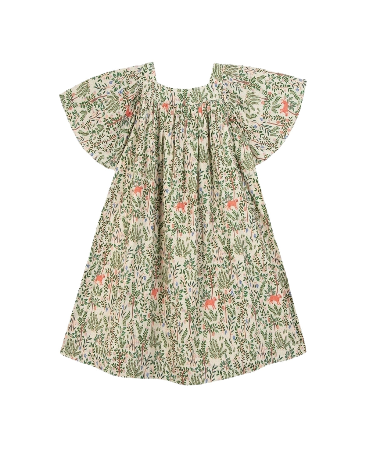 Nopales cotton dress - Savane print