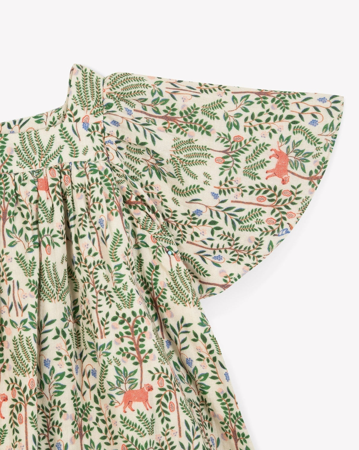 Nopales cotton dress - Savane print