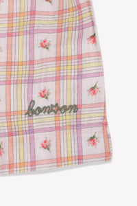 Robe Greta - Carreau Bouton De Rose