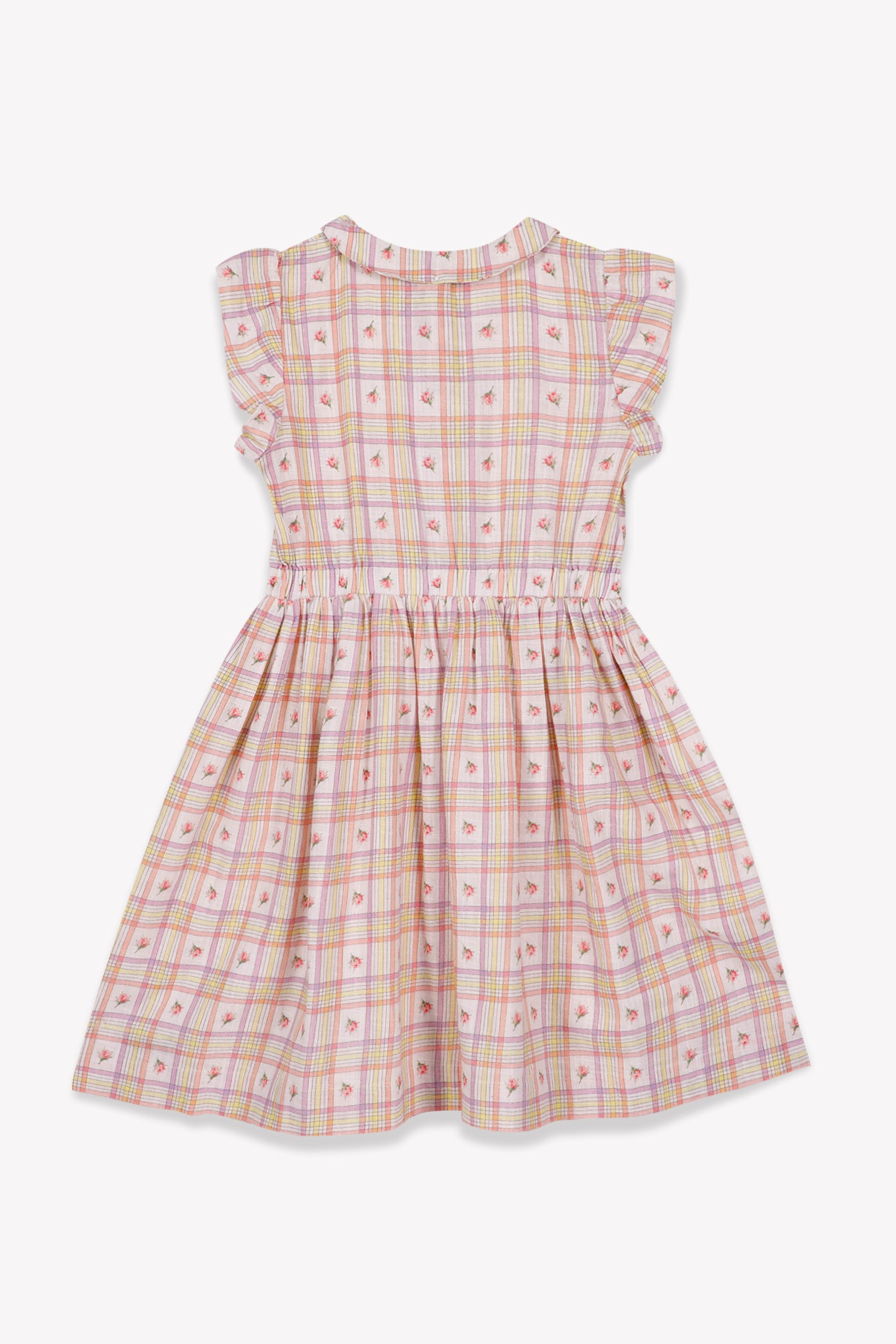 Robe Greta - Carreau Bouton De Rose