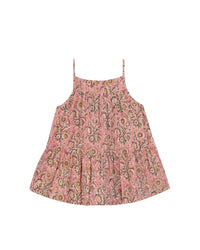 Caly Top - Blockprint Rose