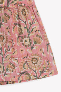 Caly Top - Blockprint Rose