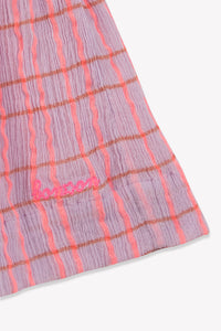 Robe Eglantine - Carreau Parme