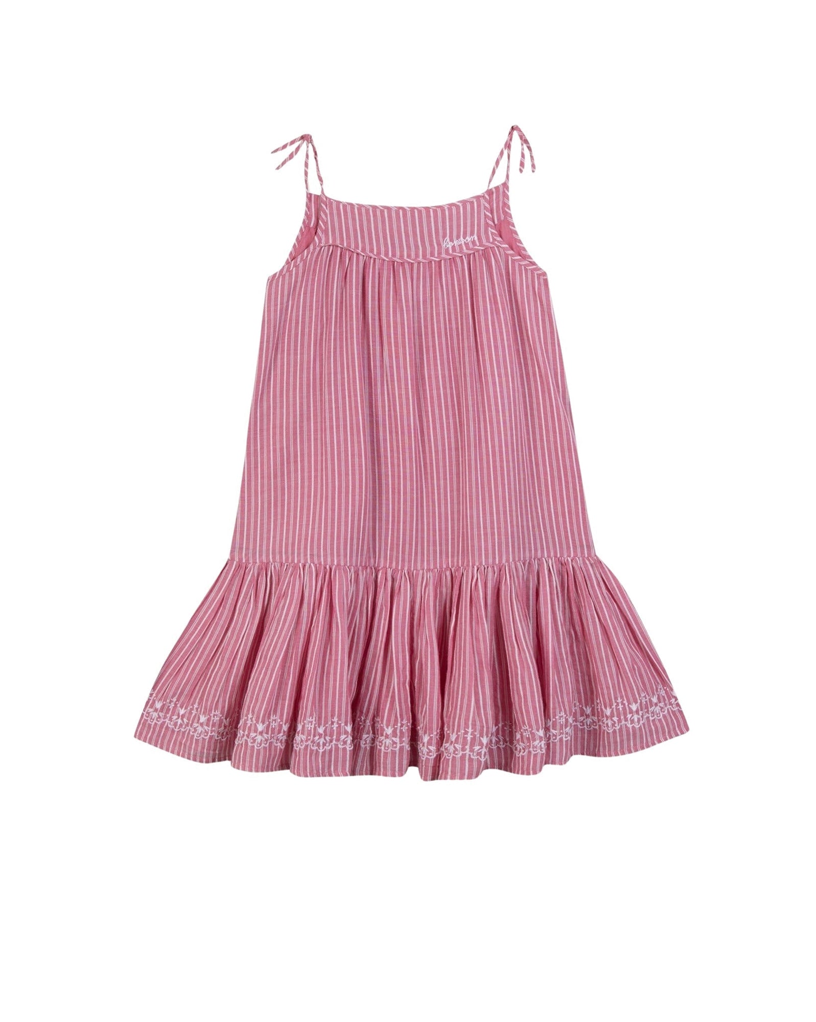 Robe Violette - Rayure Rose Elo