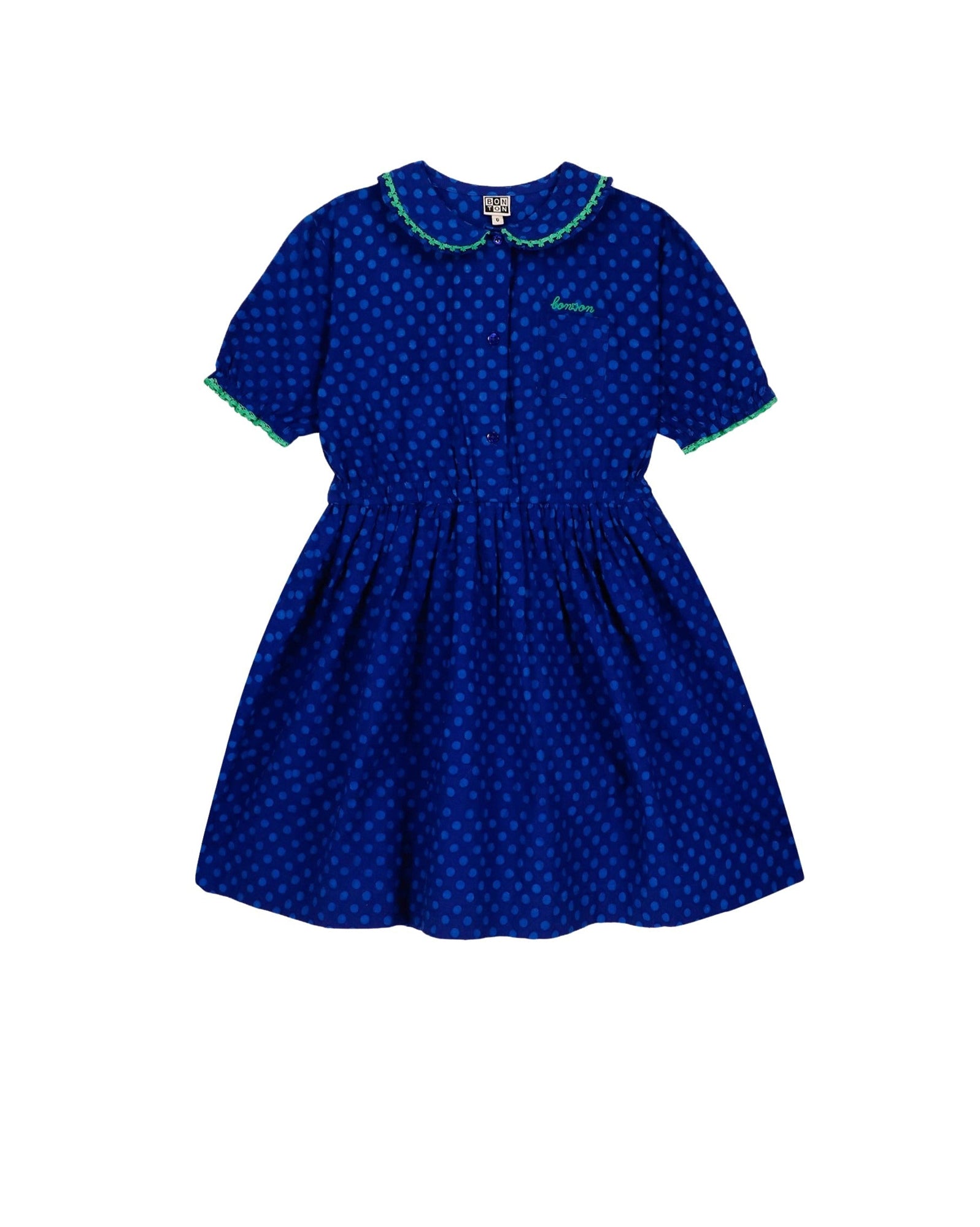 Robe Georgia - Pois Bleu