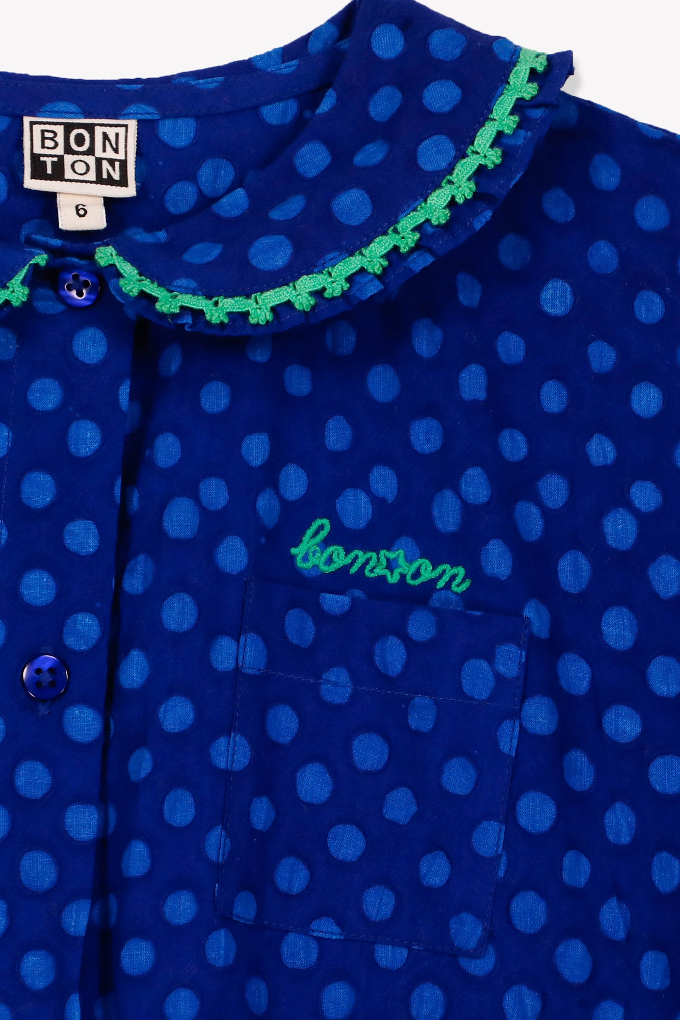 Robe Georgia - Pois Bleu