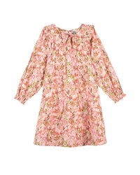 Pretty cotton dress - Edelweiss flowers