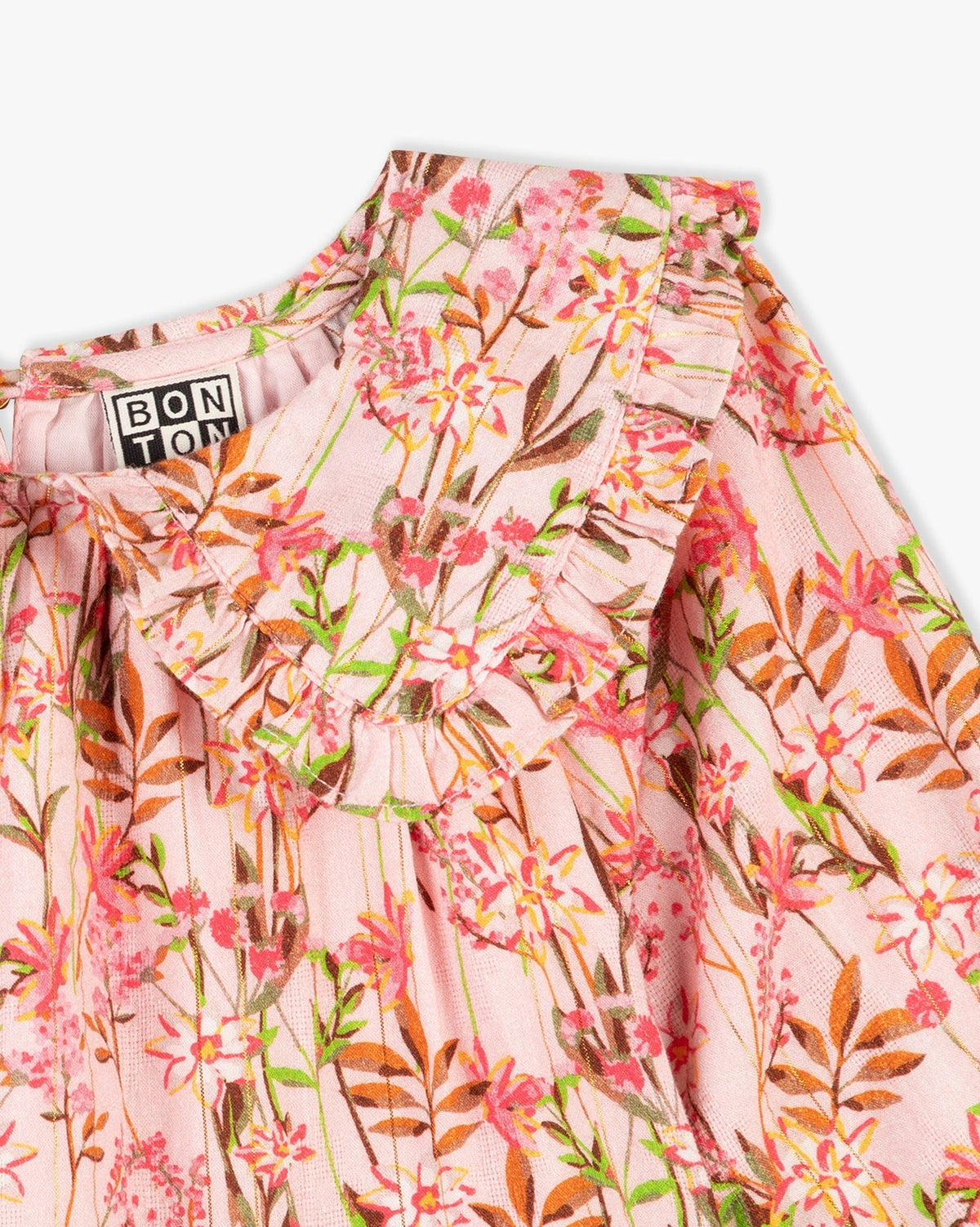 Pretty cotton dress - Edelweiss flowers