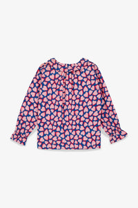 Blouse Avril - Imp Coeur Bleu
