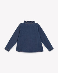Blouse Priscill en coton - Chambray Foncé